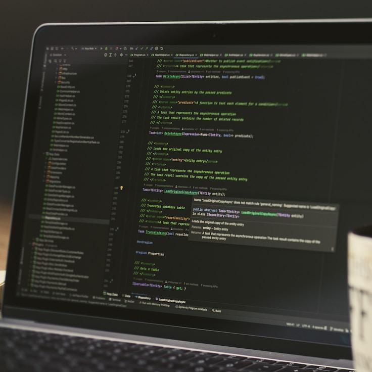 Desktop app development workspace
